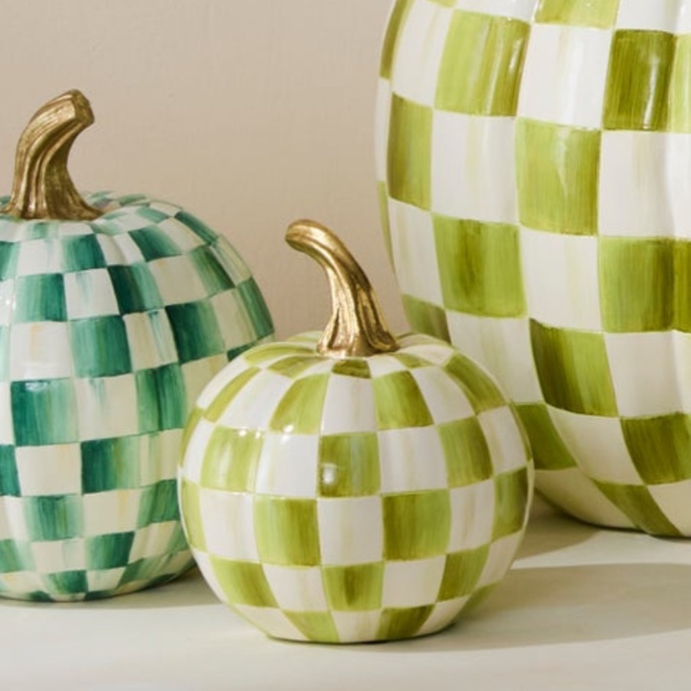 ✅ MacKenzie-Childs Mini Green Pumpkin - Picture 2 of 2